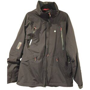 Victorinox Swiss Army RECCO Avalance Rescue Reflector Jacket Men's XL Black RARE